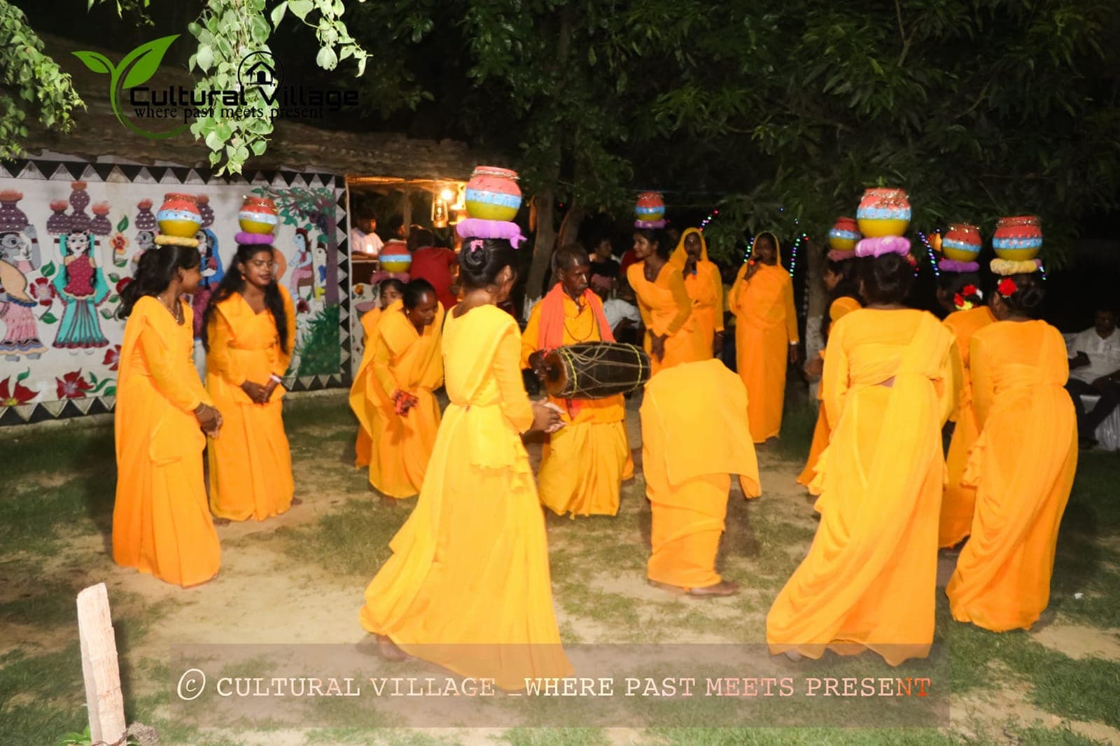 Traditional Maithili cultural dance performance